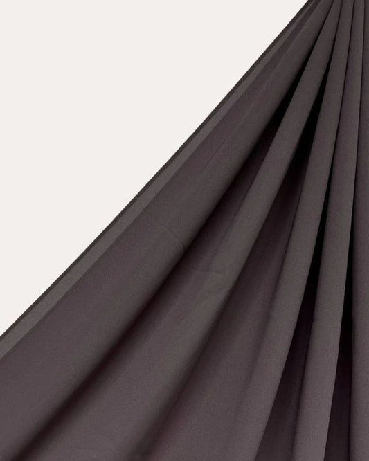 CHARCOAL BLACK GEORGETTE HIJAB