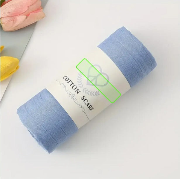 BLUE COTTON HIJAB