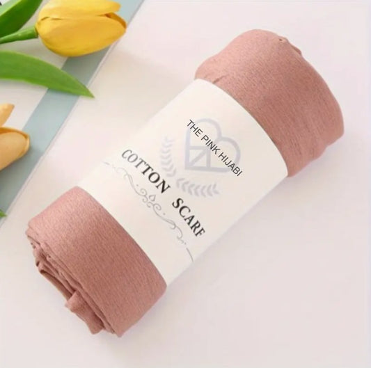 LATTE TURKISH COTTON HIJAB