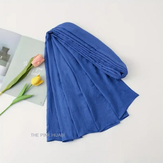 BLUE COTTON HIJAB