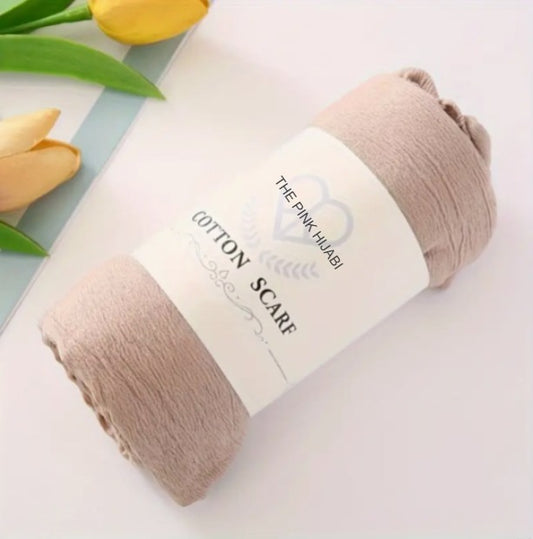 NUDE COTTON HIJAB