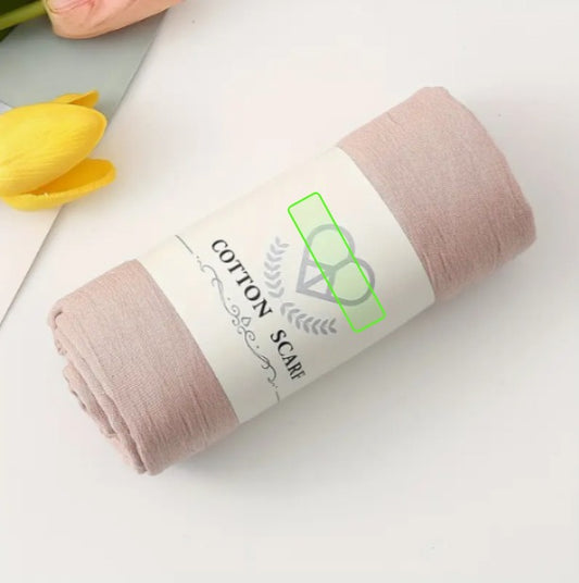 DUSTY PINK COTTON HIJAB