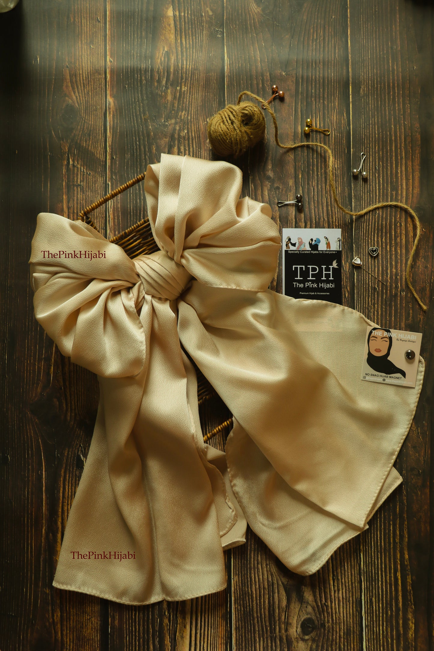 Bubble Satin Hijab – Lightweight, Non-Slippery, Glossy Finish