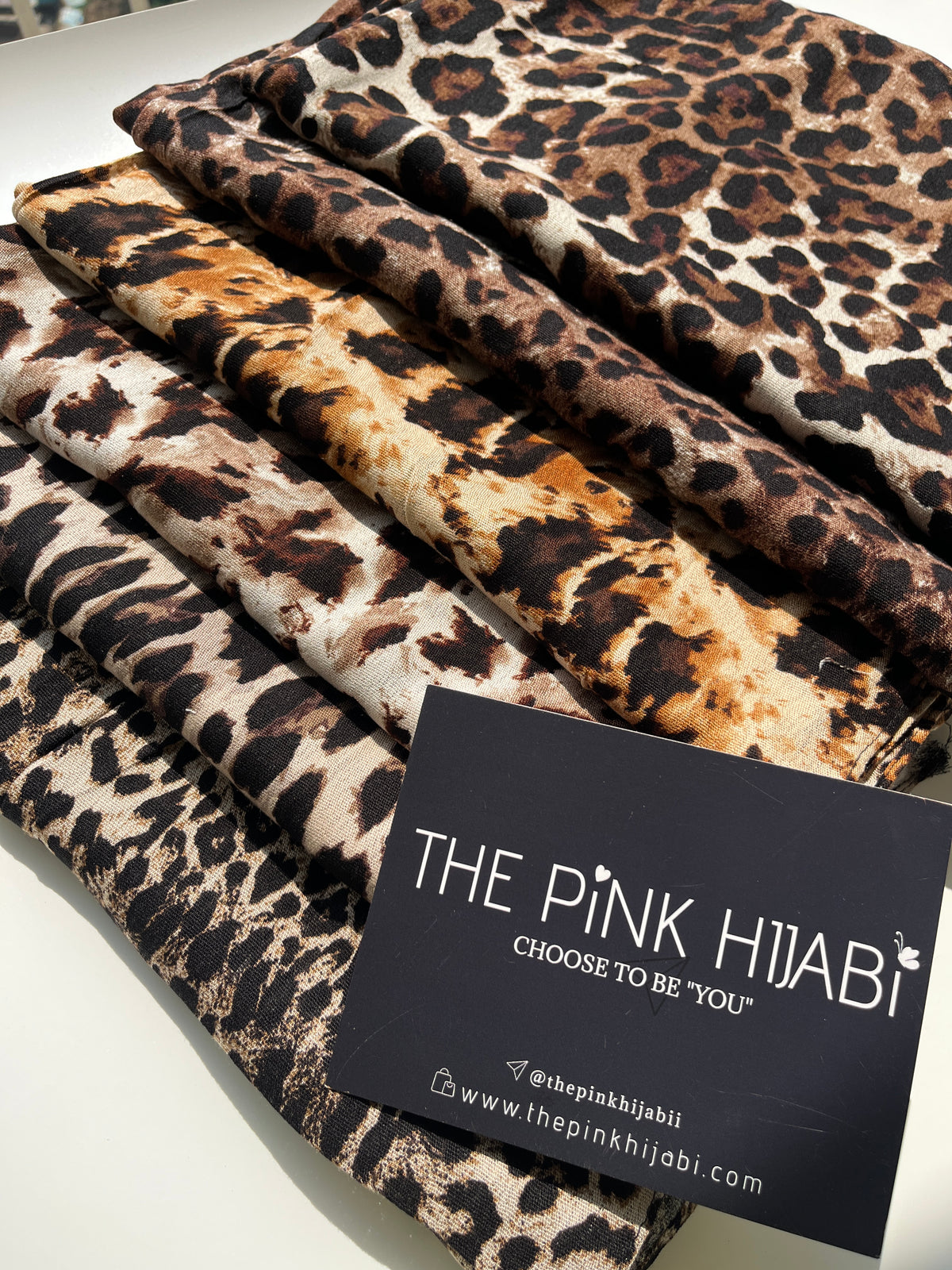 Leopard Savana Print Hijabs | The Pink Hijabi