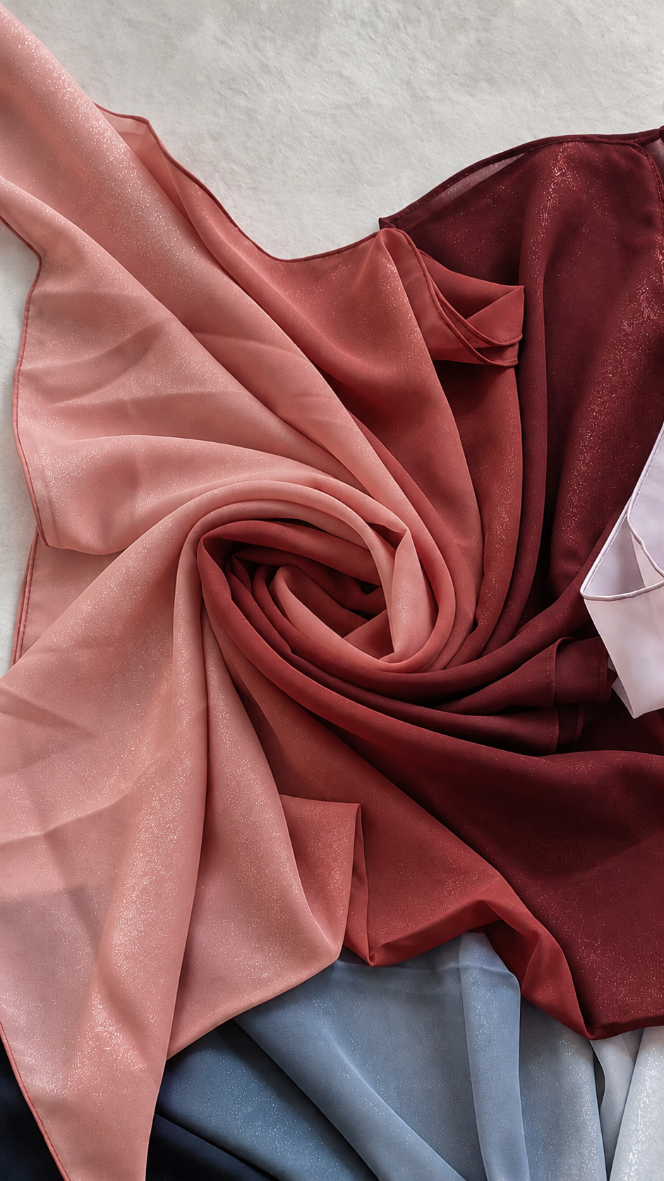 Premium Shimmer Ombre Hijab