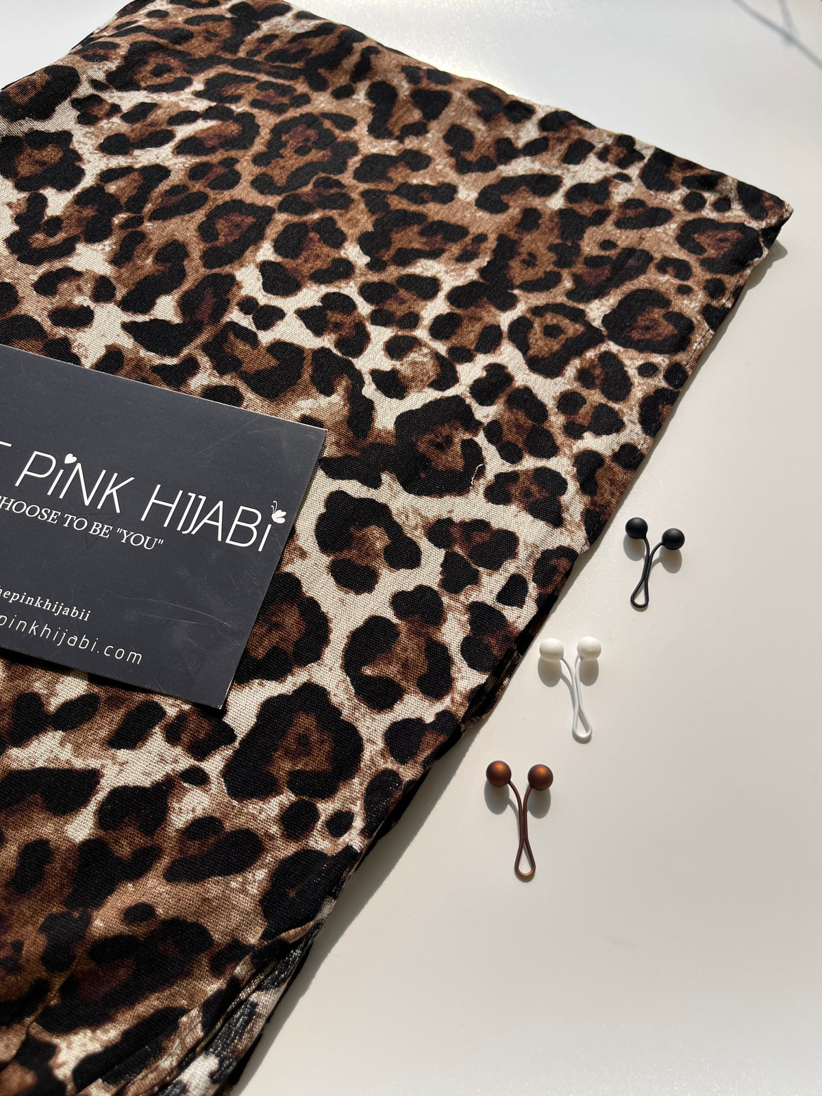 Leopard Feline Luxe Print Hijabs | The Pink Hijabi