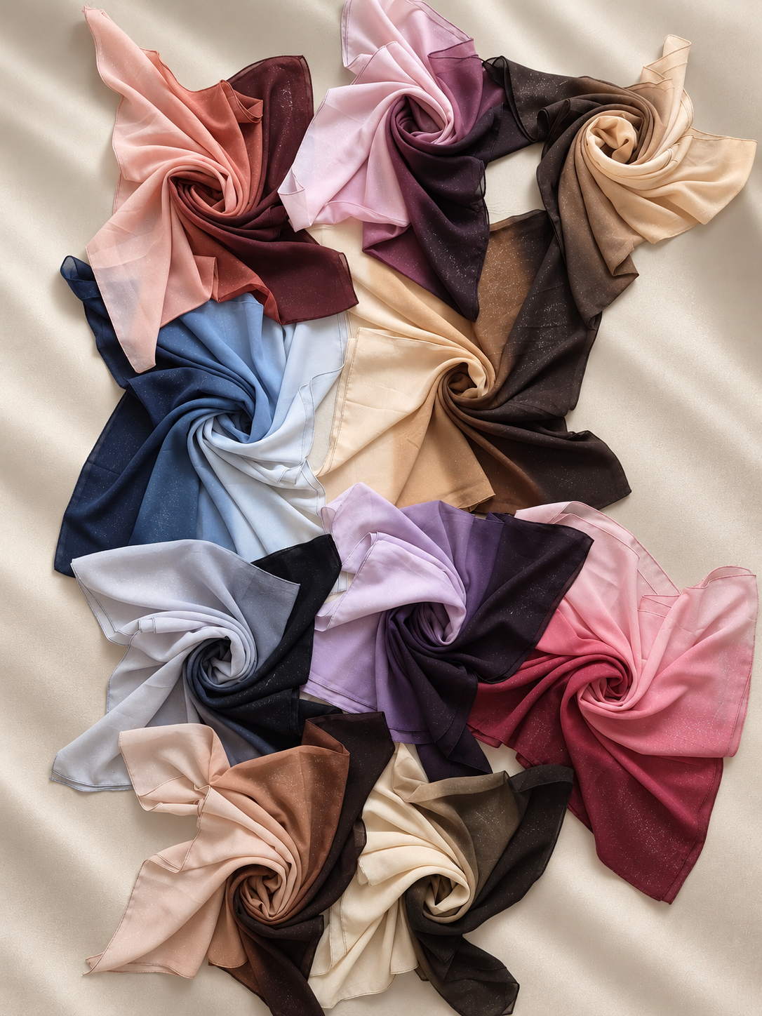 Premium Shimmer Ombre Hijab