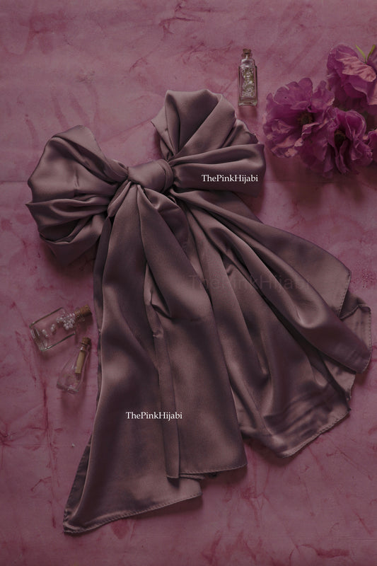 Bubble Satin Hijab – Lightweight, Non-Slippery, Glossy Finish